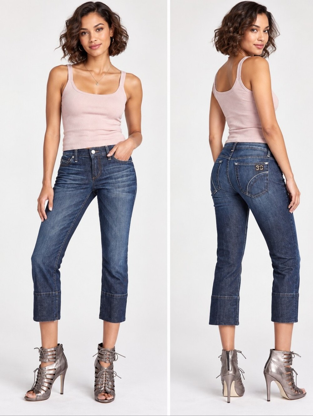 ❤️ JOES SOCIALITE KICKER SLIM CROPPED JEANS IN TAMARA WASH, 00 (25)
